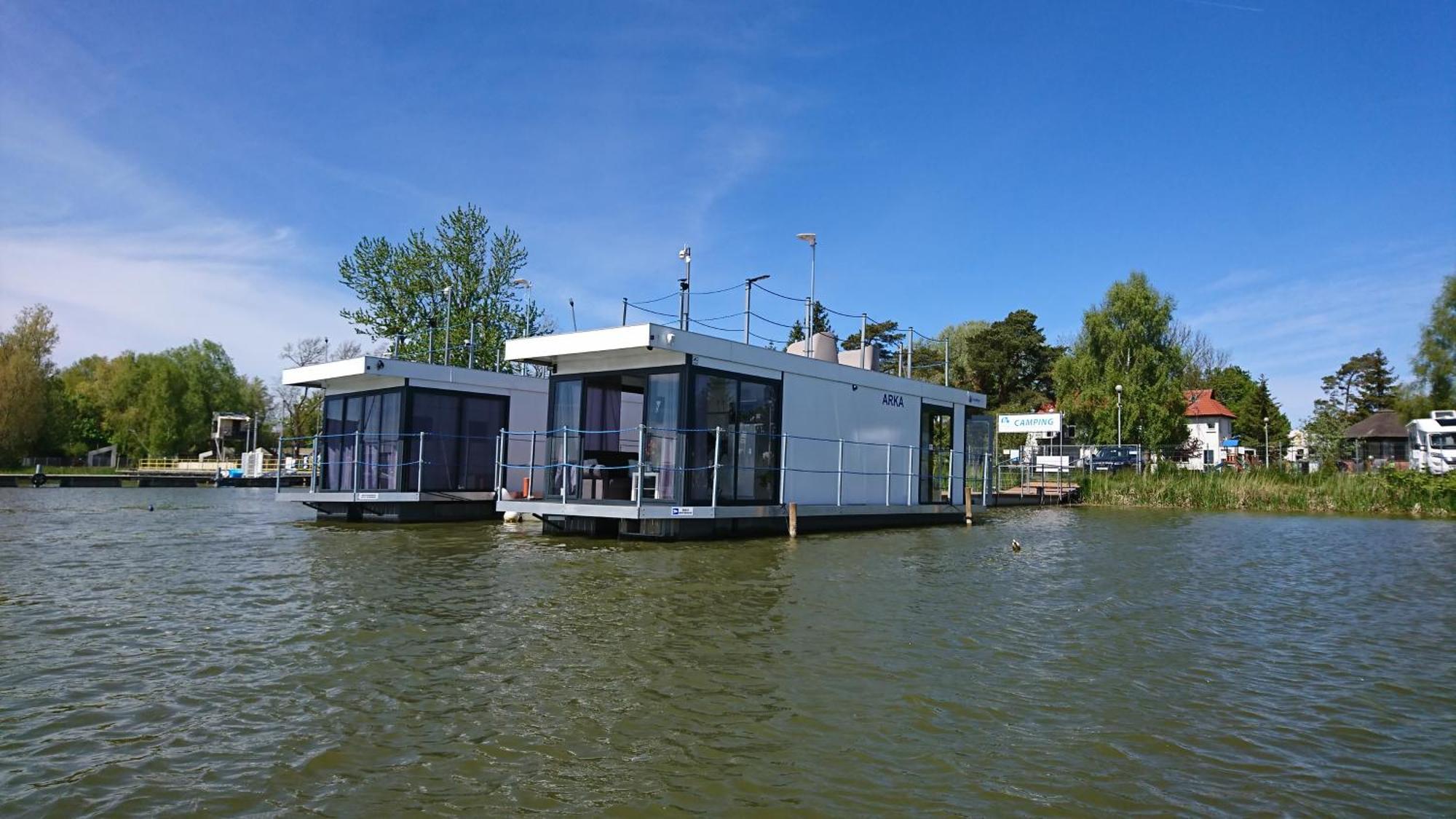Houseboat Arka 1 - Domki Na Wodzie, Rower Wodny, Wifi, Parking Mielno  Bagian luar foto